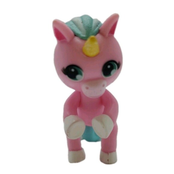 Fingerlings Minis Blind Bag Series 1 Gemma Unicorn Pink Glitter On Face Small - Picture 1 of 9